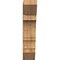 Ekena Millwork Balboa Slat Rough Sawn Bracket, Western Red Cedar, 6"W x 20"D x 28"H BKT06X20X28BOA06RWR - alternate 4